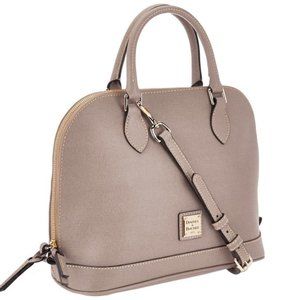 Dooney & Bourke zip zip saffiano leather satchel